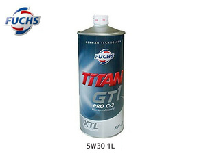 VW TIGUAN ティグアン 5NCAW 5NCTH 5NCCZ FUCHS フックス エンジンオイル TITAN GT1 PRO C-3 5W30 1L