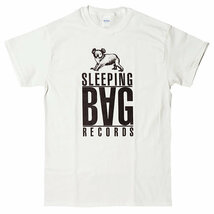 [XLサイズ]Sleeping Bag（スリーピング・バッグ） Records レーベルロゴTシャツ ホワイト_画像1