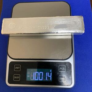 純銀地金型インゴット1kg 森銀 純銀99.99の画像6