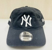 【76】 ⑦ 1円～ 長期保管品 MoMA LOGO ニューヨーク ヤンキース New York Yankees 野球帽子 NEWERA ニューエラ キャップ 帽子_画像2