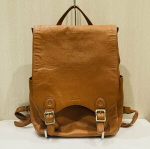 [76]1 jpy ~ secondhand goods DAKOTA dakota fareru rucksack rucksack lady's brand leather backpack original leather 