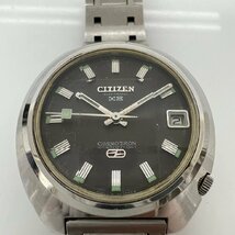 【86】１円～ CITIZEN シチズン ELECTRONIC COSMOTRON コスモトロン 4-480147 Y メンズ腕時計 不動品 中古品_画像5