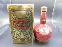 【80】1円～ロイヤルサルート ROYAL SALUTE 21年 スコッチウイスキー 赤 陶器 40% 1000ml 約1760g 箱付き 未開栓_画像1