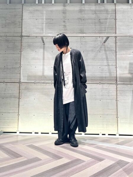 美品 Y's 24SS POP UP限定 5.5oz デニム サージカルガウン コート DENIM SURGICAL GOWN