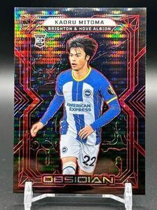 【30シリ】2022-23 Panini Obsidian Soccer Kaoru Mitoma RC Brighton Red Pulsar /30 三笘 ルーキー