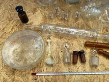 ガラス製メスフラスコ実験器具 メートルグラス 液量計 ビーカー メスシリンダー　いろいろアソート20点以上_画像7