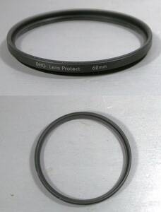 DHG　(619)　 美品・レンズフィルタ　62㎜　Lens Protect（レンズ保護兼用、紫外線吸収）　DHG/プロテクター