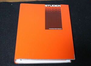 STUDER A810 service manual open reel deck OPERATING AND SERVICE INSTRUCTIONS