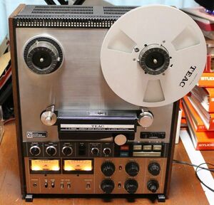  top class!2 tiger 38/19cm open reel deck TEAC A-7400 powerful 10 number! service completed working properly goods!