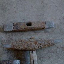 石割　ハンマー　石材加工　金槌　大工道具 古道具 トンカチ 工具_画像3