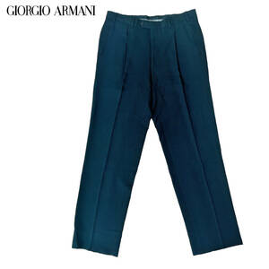 【GIORGIO ARMANI】スラックス/斜めストライプ入り/シンプル★アルマーニ