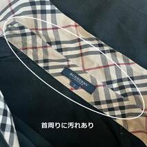 【BURBERRY】半袖ポロシャツ風カットソー/ノバチェック/サイズ2★バーバリーロンドン_画像5