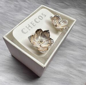 CHECOS シルバーピアス　Anemone ハンドメイド 銀細工