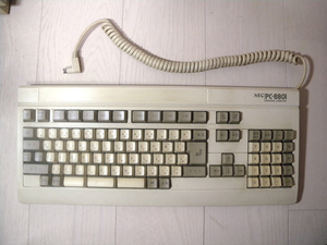 PC8801 for keyboard TYPE.A keystroke verification settled a little with defect exterior excellent 
