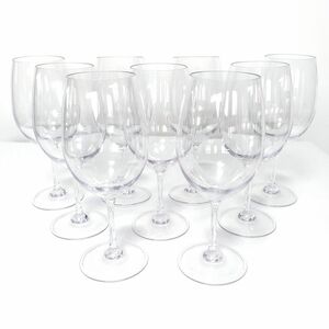 [ plastic ]1 jpy wine glass 9 customer summarize W7×H23cm tableware camp outdoor party MA641