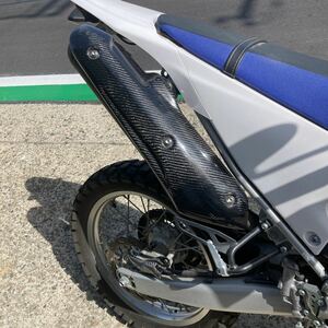 WR250X WR250R carbon muffler cover 