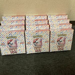 ★新品★未開封★ ポケモンカード 151 12BOX 1カートン分 シュリンク付きの画像1