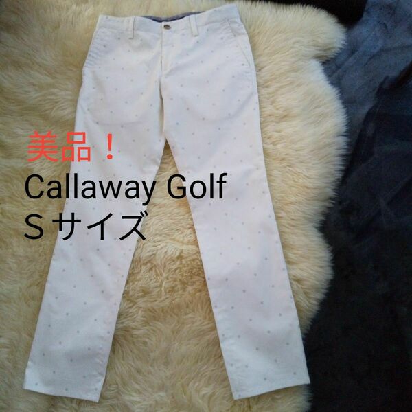 Callaway Golf メンズ　パンツ　Ｓサイズ　(W 74) ホワイト系
