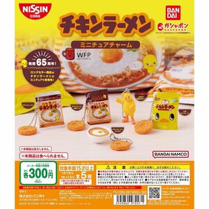 新品　日清チキンラーメン ミニチュアチャーム　レア　あいつ