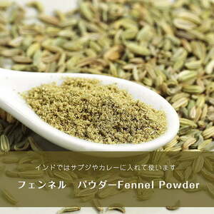 フェンネル Fennel スパイス インド パウダ Powder(500g) 袋入り カレー アジアン食品 エスニック食材