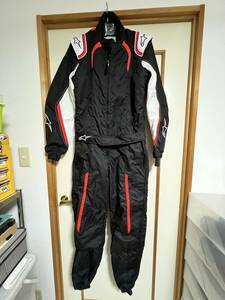  Alpine Stars / Cart for racing suit [KMX-5 SUIT BK/WH/RD size 48* unused ]