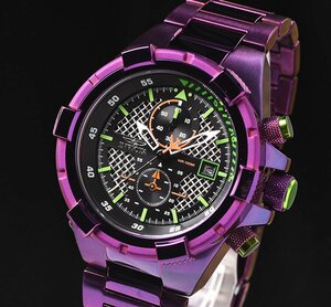 [ regular price 16 ten thousand -1 jpy ] impact. whole body neon purple clock saw .. not column coming off. presence [ purple ] new goods Pilot clock not yet sale in Japan in creel taINVICTA