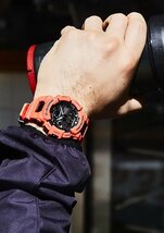 新品1円 Gショック【スマホGPS連動】ランニングウォッチ 200m防水 オレンジ カシオ 腕時計 G-SHOCK メンズ 200m防水 CASIO 逆輸入_画像8