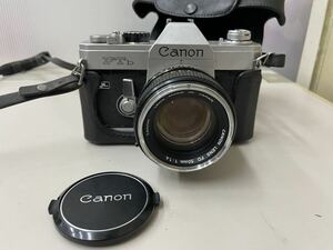 AR☆ Canon FTb QL フィルムカメラ CANON LENS FD 50mm 1:1.4 ケース付き キャノン 