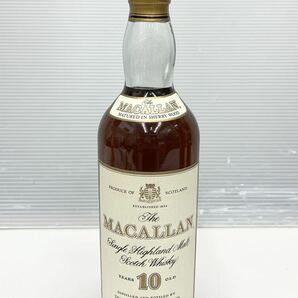 AK◆ 未開栓 ザ・マッカラン 10年 700ml 40% マチュアード イン シェリーウッド シングルモルト スコッチ ウイスキー 古酒の画像1