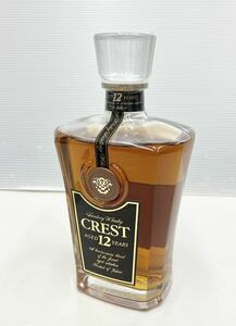 AK◆ 未開栓 SUNTORY WHISKY CREST サントリー クレスト 12年 ウイスキー 700ml 43% 国産 古酒