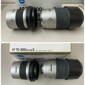 BR☆ 動作未確認 MINOLTA a-Sweet ボディ レンズ AFズーム28-80mm F3.5-5.6Ⅱ AFズーム 75-300mm F4.5-5.6Ⅱ 鞄 フィルムカメラ ミノルタの画像7
