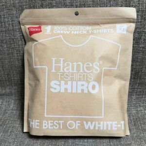 新品未使用 Hanes T-shirts SHIRO XLサイズ