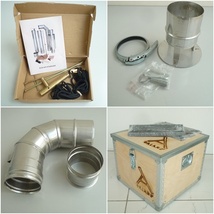 S7 Orland Stove オーランド 薪ストーブ 煙突付 札幌市中央区店頭受取可 開封未使用 テントストーブ_画像6