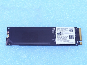 通電2時間 256GB SSD Samsung PM991a MZ-VLQ2560 NVMe PCIe M.2 2280