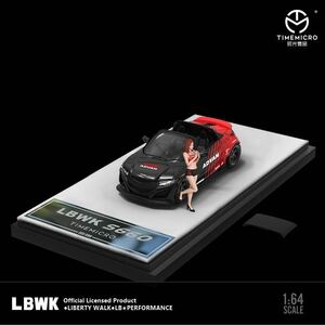 TIMEMICRO 1/64 HONDA S660 アドバン フィギュア付き