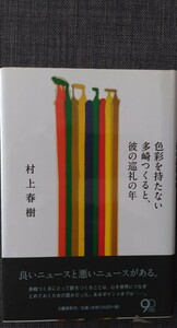 [ прекрасный товар ] жесткий чехол [ цвет ... нет много мыс ....,.. пилигрим. год ] Murakami Haruki _ работа Bungeishunju 2013 год 4 месяц 25 день no. 5.kli pohs использование кроме того, анонимность рассылка возможно 