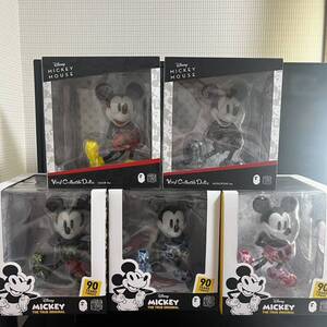 5点セット 新品未使用 VCD BAPE MICKEY MOUSE ミッキーマウス A BATHING APE メディコムトイ