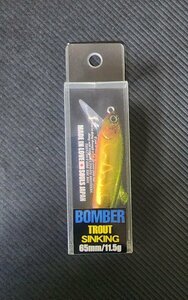 SOULS【BOMBER TROUT65】スパークルGアクアマリンSINKING　65mm/11.5g