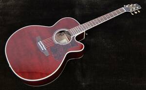* б/у прекрасный товар * Takamine Takamine электроакустическая гитара DMP551C WR оригинальный жесткий чехол есть 