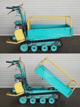 前ダ:【筑水キャニコム】運搬車 ピンクレディ ひらり BFP307 最大作業能力250kg 手動ダンプ クボタエンジン 農機具 農業機械 ★直接引取★_画像4