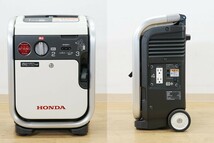 前ダ:美品【ホンダ/HONDA】発電機 エネポ EU9iGB カセットボンベ 折りたたみハンドル インバーター レジャー 防災用 非常用 ★送料無料★_画像2