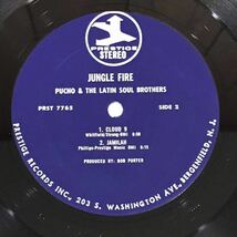 USオリジナル盤”初回 紺ラベル” PUCHO & THE LATIN SOUL BROTHERS / JUNGLE FIRE! PRESTIGE PRST 7765 シュリンク付きNM! VAN GELDER刻印_画像10