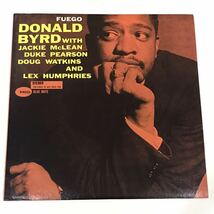 “RVG”刻印入り US盤 DINALD BYRD / FUEGO on BLUE NOTE RECORDS JACKIE McLEAN DUKE PEARSON DOUG WATKINS LEX HUMPHRIES EX+_画像1