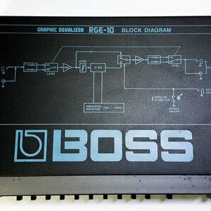 【送料無料】BOSS ハーフラックサイズグラフィックイコライザー■RGE-10■【動作確認済】BOSSマイクロラックシリーズ NO.1の画像2