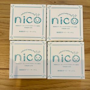 【新品】ニコ石鹸 にこ石鹸 nico石鹸 ベビー石鹸 敏感肌用4個セット
