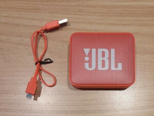 JBL GO2 Bluetoothスピーカー 防水 ポータブルスピーカー 赤 ケーブル セット まとめ売り
