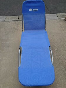  Logos LOGOStes Lynn bed голубой кемпинг уличный раскладушка наклонный стул сетка ткань 
