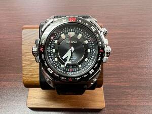 SEIKO セイコー クォーツ パーペチャルカレンダー デイト 6A32-00E0 メンズ腕時計 新品交換ベルト付 100m