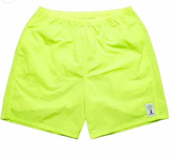 Cup and Cone Crispy Nylon Baggy Shorts acid イエロー min nano