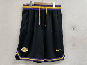 ナイキNIKE AV0149-010 AS LAL M NK SHORT DNA★NBAレイカーズゲームショーツ八村レブロン★ショートパンツバスパン★サイズL★N2339